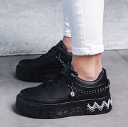 Кроссовки женские Fashion Rule 3511 38 размер 24 см Черный Київ