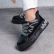 Кроссовки женские Fashion Sienna 3485 37 размер 23,5 см Черный Київ