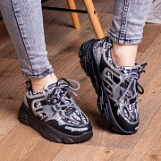 Кроссовки женские Fashion Tab 2459 38 размер 23,5 см Черный Київ