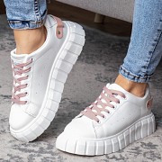Кроссовки женские Fashion Tsunami 3128 38 размер 24,5 см Белый Київ
