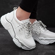 Кроссовки женские Fashion Yam 2982 37 размер 24 см Белый Київ