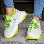 Кроссовки женские Fashion Zacharia 2981 37 размер 23,5 см Белый Київ