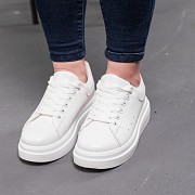 Кроссовки женские зимние Fashion Pecos 3378 39 размер 24,5 см Белый Київ