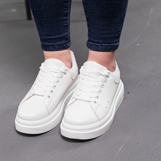 Кроссовки женские зимние Fashion Pecos 3378 39 размер 24,5 см Белый Київ - изображение 1