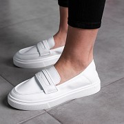 Лоферы женские Fashion Charlie 3549 39 размер 25 см Белый Київ