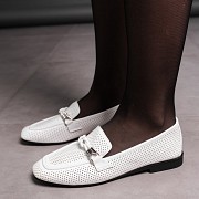 Лоферы женские Fashion Dolly 3582 39 размер 25 см Белый Київ