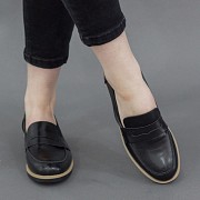 Лоферы женские Fashion Flicker 2804 38 размер 24,5 см Черный Київ