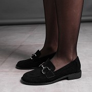 Лоферы женские Fashion Gronk 3585 41 размер 26 см Черный Киев