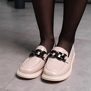 Лоферы женские Fashion Lola 3584 39 размер 25 см Бежевый Киев