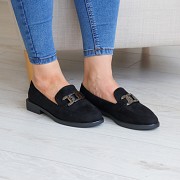 Лоферы женские Fashion Raisin 3170 36 размер 23,5 см Черный Киев