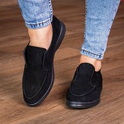 Лоферы женские Fashion Vanna 3008 36 размер 23,5 см Черный Київ