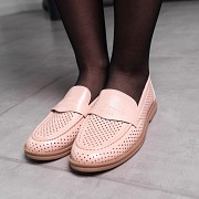 Мокасины женские Fashion Hope 3579 40 размер 25,5 см Бежевый Киев