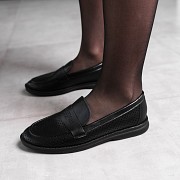 Мокасины женские Fashion Stella 3571 36 размер 23,5 см Черный Киев