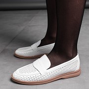 Мокасины женские Fashion Stella 3577 39 размер 25 см Белый Киев