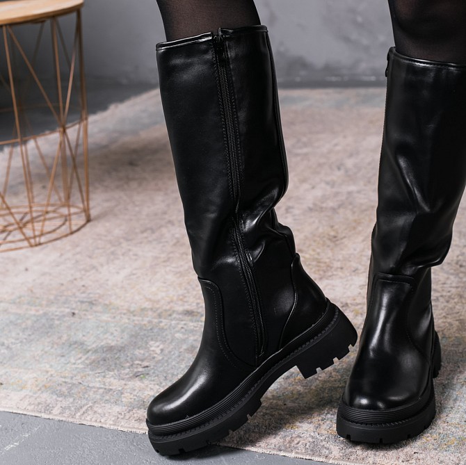 Сапоги женские Fashion Pelipa 3411 41 размер 26 см Черный Киев - изображение 1
