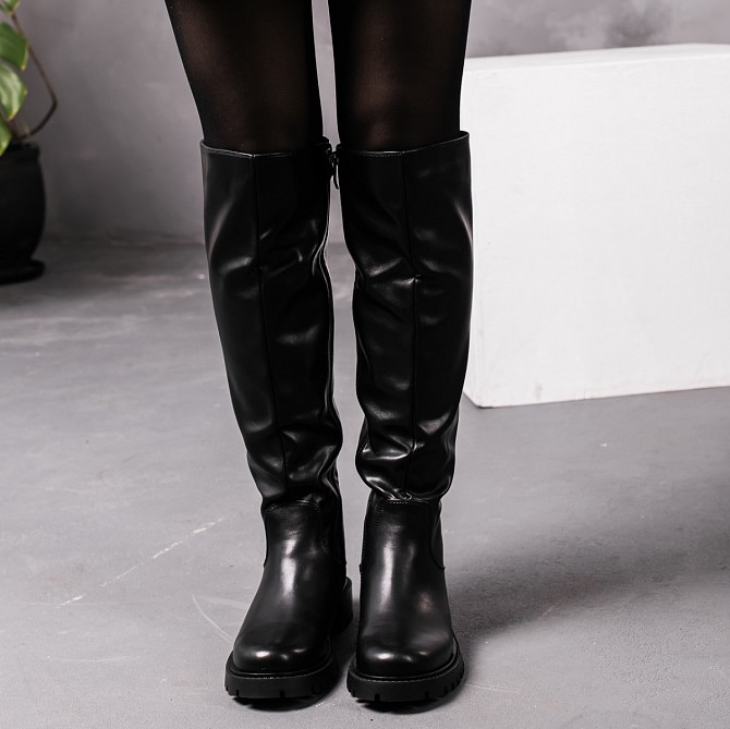 Сапоги женские зимние Fashion Beau 3396 39 размер 25 см Черный Киев - изображение 1