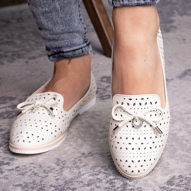 Слиперы женские Fashion Gracie 1793 38 размер 23,5 см Бежевый Киев - изображение 1