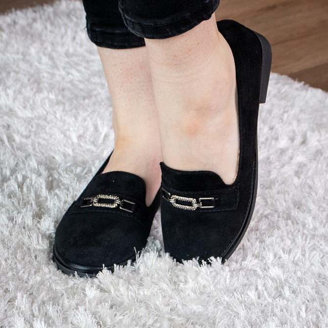 Слиперы женские Fashion Mazzy 1874 38 размер 24,5 см Черный Киев - изображение 1