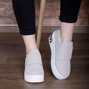 Слипоны женские Fashion Abiah 2733 39 размер 24,5 см Серый Киев