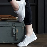 Слипоны женские Fashion Ebb 2769 36 размер 23,5 см Белый Киев