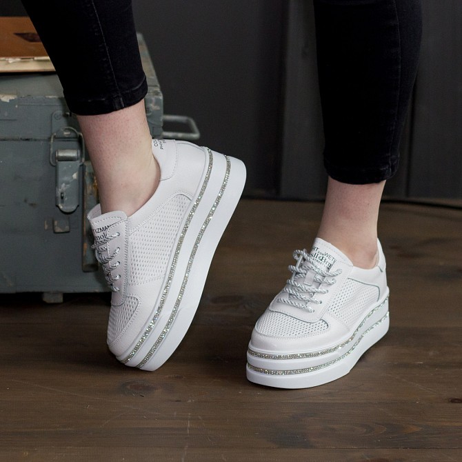 Слипоны женские Fashion Wallis 2676 41 размер 26 см Белый Киев - изображение 1