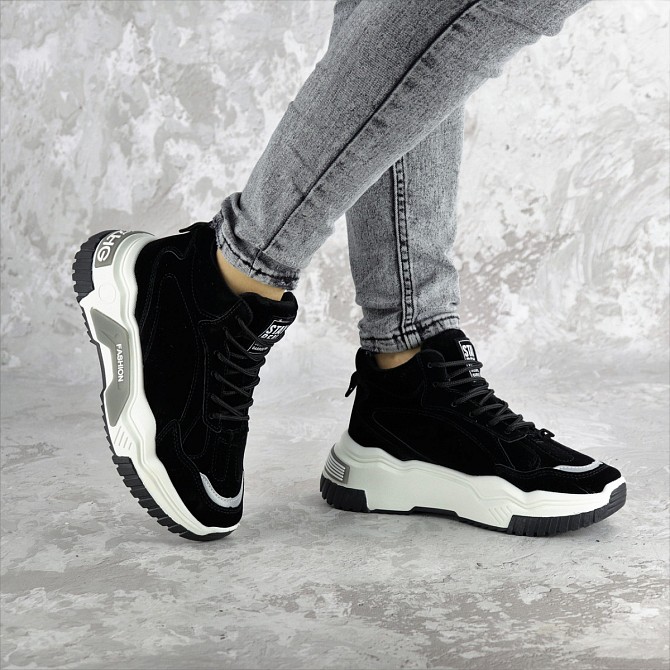 Сникеры женские Fashion Cherokees 2346 39 размер 23,5 см Черный Киев - изображение 1