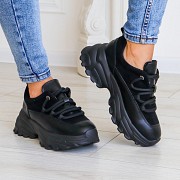 Сникеры женские Fashion Muscat 3212 40 размер 25 см Черный Киев