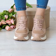 Сникеры женские Fashion Naples 3198 40 размер 25,5 см Бежевый Киев