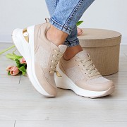 Сникеры женские Fashion Nega 3192 37 размер 24 см Бежевый Киев