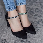 Туфли женские Fashion Ababa 2826 37 размер 24 см Черный Киев