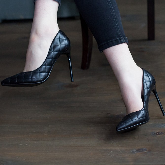 Туфли женские Fashion Abra 2737 37 размер 24 см Черный Киев - изображение 1