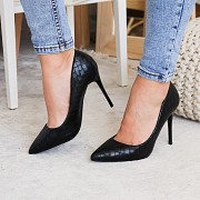 Туфли женские Fashion Dragon 3179 36 размер 23,5 см Черный Киев