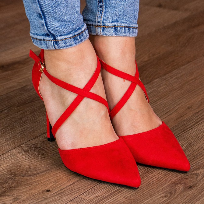 Туфли женские Fashion Jace 2592 36 размер 23,5 см Красный Київ - изображение 1