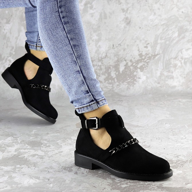 Туфли женские Fashion Jean 1261 36 размер 23,5 см Черный Київ - изображение 1
