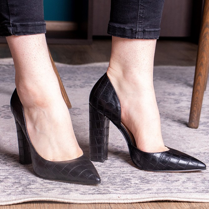 Туфли женские Fashion Soy 2464 36 размер 23,5 см Черный Київ - изображение 1