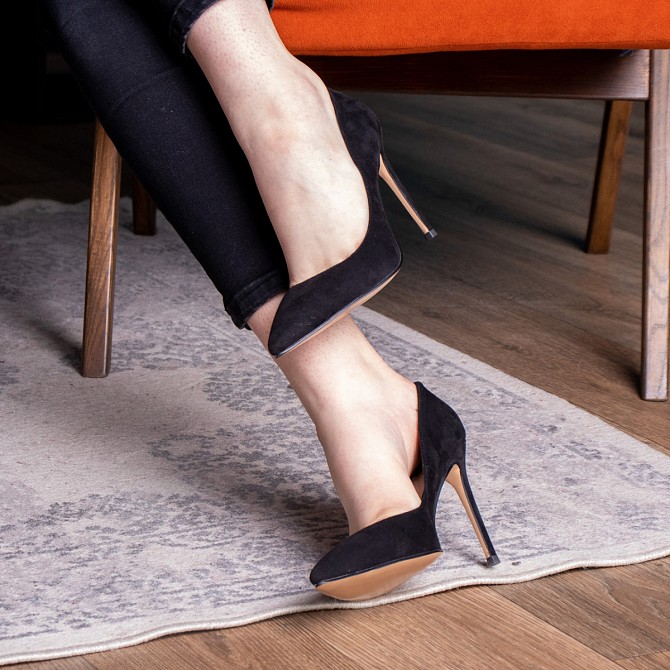 Туфли женские Fashion Tia 2451 37 размер 24 см Черный Киев - изображение 1