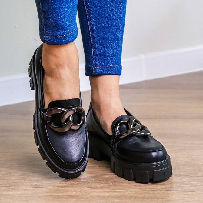 Туфли женские Fashion Vizier 3271 39 размер 25 см Черный Київ - изображение 1