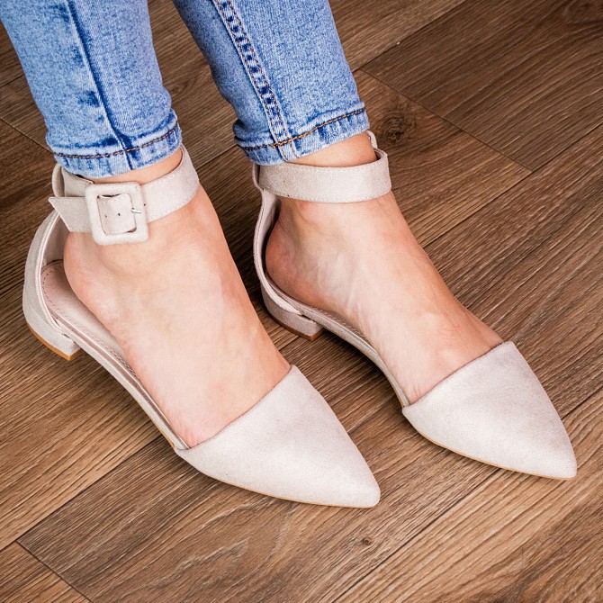 Туфли женские Fashion Zeke 2438 36 размер 23,5 см Бежевый Київ - изображение 1