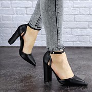 Туфли женские на каблуке Fashion Clifford 1756 41 размер 26 см Черный Київ