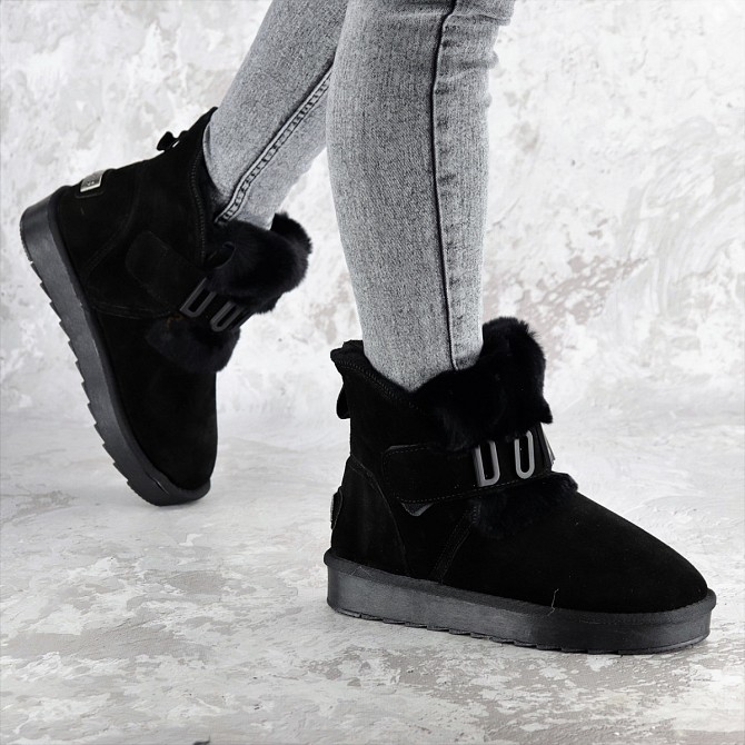 Угги женские Fashion Amotyoshy 2332 36 размер 23,5 см Черный Київ - изображение 1