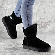 Угги женские Fashion Diogo 2242 36 размер 23 см Черный Київ