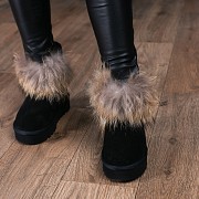 Угги женские Fashion Ransom 3429 36 размер 23,5 см Черный Київ