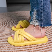 Шлепанцы женские Fashion June 3608 41 размер 26 см Желтый Киев