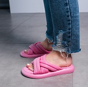 Шлепанцы женские Fashion June 3622 38 размер 24,5 см Розовый Киев