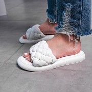 Шлепанцы женские Fashion Pansy 3627 38 размер 24,5 см Белый Киев