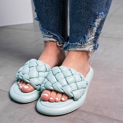 Шлепанцы женские Fashion Pansy 3633 37 размер 24 см Мятный Киев