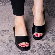 Шлепанцы женские Fashion Taffy 2866 41 размер 26 см Черный Киев