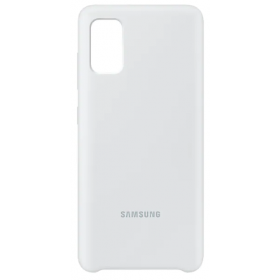 Чехол для моб. телефона Samsung Silicone Cover Galaxy A41 (A415) White (EF-PA415TWEGRU) Київ - изображение 1