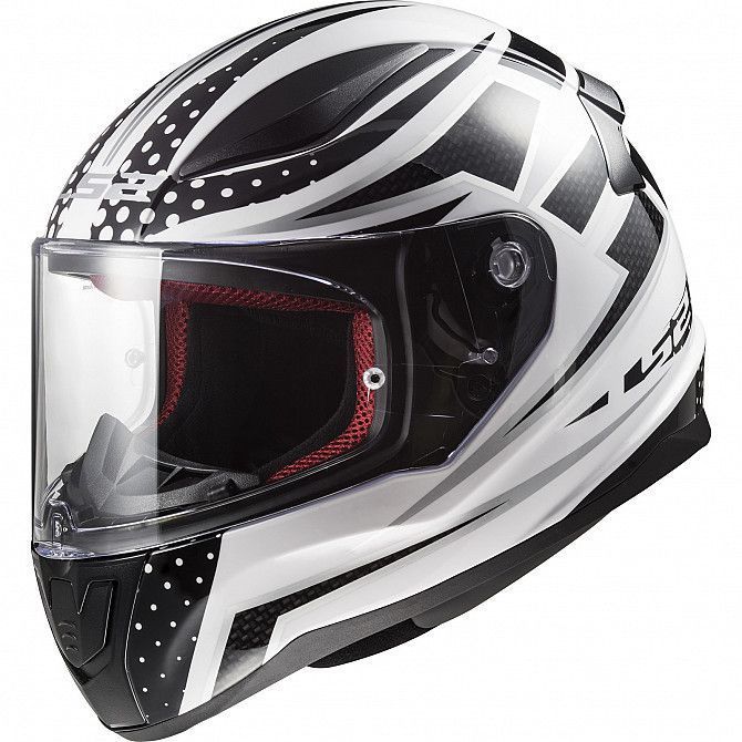 LS2 FF353 RAPID CARBORACE, WHITE BLACK Киев - изображение 1