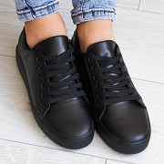 Кеды женские Fashion  3218 36 размер 23,5 см Черный Киев